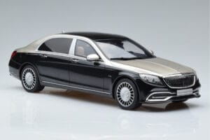 Mercedes Maybach S600 W222 ブラックシルバー GT Spirit 1:18 GT237 レジン - 画像 4/6