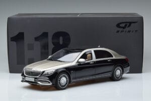 Mercedes Maybach S600 W222 ブラックシルバー GT Spirit 1:18 GT237 レジン - 画像 6/6