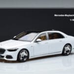 Mercedes Maybach S600 W222 V12 Biturbo ダイヤモンドホワイト Almost Real 1:18 - image 11 of 11
