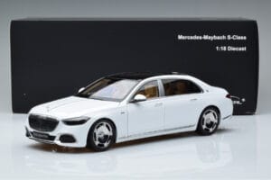 Mercedes Maybach S600 W222 V12 Biturbo ダイヤモンドホワイト Almost Real 1:18 820116 メタル - 画像 11/11