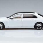 Mercedes Maybach S600 W222 V12 Biturbo ダイヤモンドホワイト Almost Real 1:18 - image 4 of 11