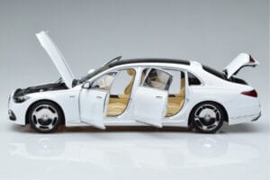 Mercedes Maybach S600 W222 V12 Biturbo ダイヤモンドホワイト Almost Real 1:18 820116 メタル - 画像 5/11