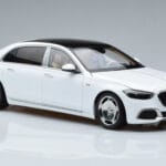 Mercedes Maybach S600 W222 V12 Biturbo ダイヤモンドホワイト Almost Real 1:18 - image 6 of 11