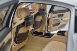 Mercedes Maybach S600 W222 V12 Biturbo ダイヤモンドホワイト Almost Real 1:18 820116 メタル - 画像 9/11