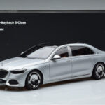 Mercedes Maybach S600 W222 V12 Biturbo ハイテクシルバー Almost Real 1:18 - image 12 of 12