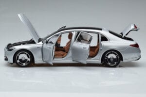 Mercedes Maybach S600 W222 V12 Biturbo ハイテクシルバー Almost Real 1:18 820118 メタル - 画像 4/12