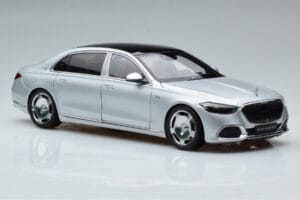 Mercedes Maybach S600 W222 V12 Biturbo ハイテクシルバー Almost Real 1:18 820118 メタル - 画像 6/12