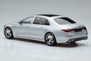 Mercedes Maybach S600 W222 V12 Biturbo ハイテクシルバー Almost Real 1:18 820118 メタル - 画像 7/12