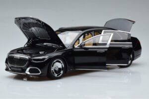 Mercedes Maybach S600 W222 V12 Biturbo オブシディアンブラック Almost Real 1:18 820115 メタル - 画像 2/11