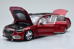 Mercedes Maybach S600 W222 V12 Biturbo パタゴニアレッド Almost Real 1:18 820119 メタル - 画像 2/10