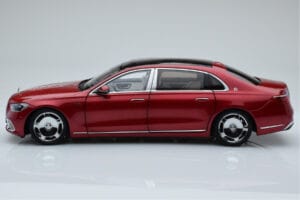 Mercedes Maybach S600 W222 V12 Biturbo パタゴニアレッド Almost Real 1:18 820119 メタル - 画像 4/10