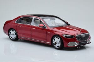 Mercedes Maybach S600 W222 V12 Biturbo パタゴニアレッド Almost Real 1:18 820119 メタル - 画像 6/10