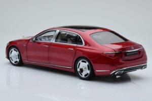 Mercedes Maybach S600 W222 V12 Biturbo パタゴニアレッド Almost Real 1:18 820119 メタル - 画像 7/10