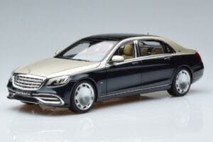 Mercedes Maybach S650 X222 シルバーブルー Norev 1:18 B66960615 メタル