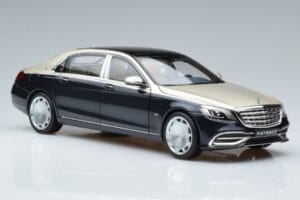 Mercedes Maybach S650 X222 シルバーブルー Norev 1:18 B66960615 メタル - 画像 5/7