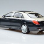 Mercedes Maybach S650 X222 シルバーブルー Norev 1:18 B66960615 メタル - image 6 of 7