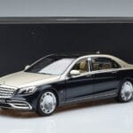 Mercedes Maybach S650 X222 シルバーブルー Norev 1:18 B66960615 メタル - image 7 of 7