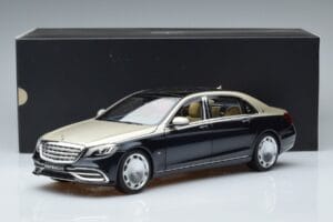 Mercedes Maybach S650 X222 シルバーブルー Norev 1:18 B66960615 メタル - 画像 7/7
