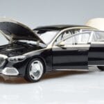 Mercedes Maybach S680 X223 ゴールド ブラック Metallic Norev 1:18 183917 メタル - image 2 of 7