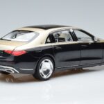 Mercedes Maybach S680 X223 ゴールド ブラック Metallic Norev 1:18 183917 メタル - image 3 of 7