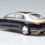 Mercedes Maybach S680 X223 ゴールド ブラック Metallic Norev 1:18 183917 メタル - image 6 of 7