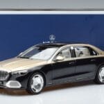Mercedes Maybach S680 X223 ゴールド ブラック Metallic Norev 1:18 183917 メタル - image 7 of 7