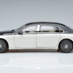 Mercedes Maybach S680 X223 ホワイト Norev 1:18 B66961424 メタル - image 4 of 7