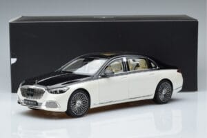 Mercedes Maybach S680 X223 ホワイト Norev 1:18 B66961424 メタル - 画像 7/7