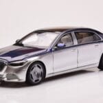 Mercedes Maybach S680 W223 ノーティカルブルー サーラスシルバー Almost Real 1:18