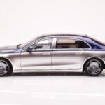 Mercedes Maybach S680 W223 ノーティカルブルー サーラスシルバー Almost Real 1:18 - image 4 of 8