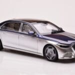 Mercedes Maybach S680 W223 ノーティカルブルー サーラスシルバー Almost Real 1:18 - image 6 of 8
