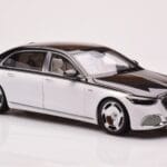 Mercedes Maybach S680 W223 オブシディアンブラック ダイヤモンドホワイト Almost Real 1:18 - image 5 of 7