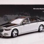 Mercedes Maybach S680 W223 オブシディアンブラック ダイヤモンドホワイト Almost Real 1:18 - image 7 of 7