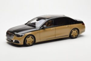 Mercedes Maybach S680 W223 オブシディアンブラック Sand Almost Real 1:18