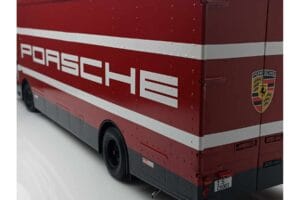Mercedes O317 Porsche Transporter レッド CMR 1:18 CMR149 メタル - 画像 12/12