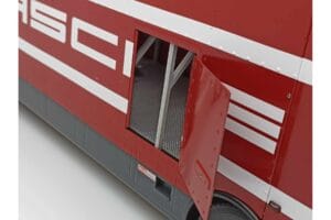 Mercedes O317 Porsche Transporter レッド CMR 1:18 CMR149 メタル - 画像 10/12