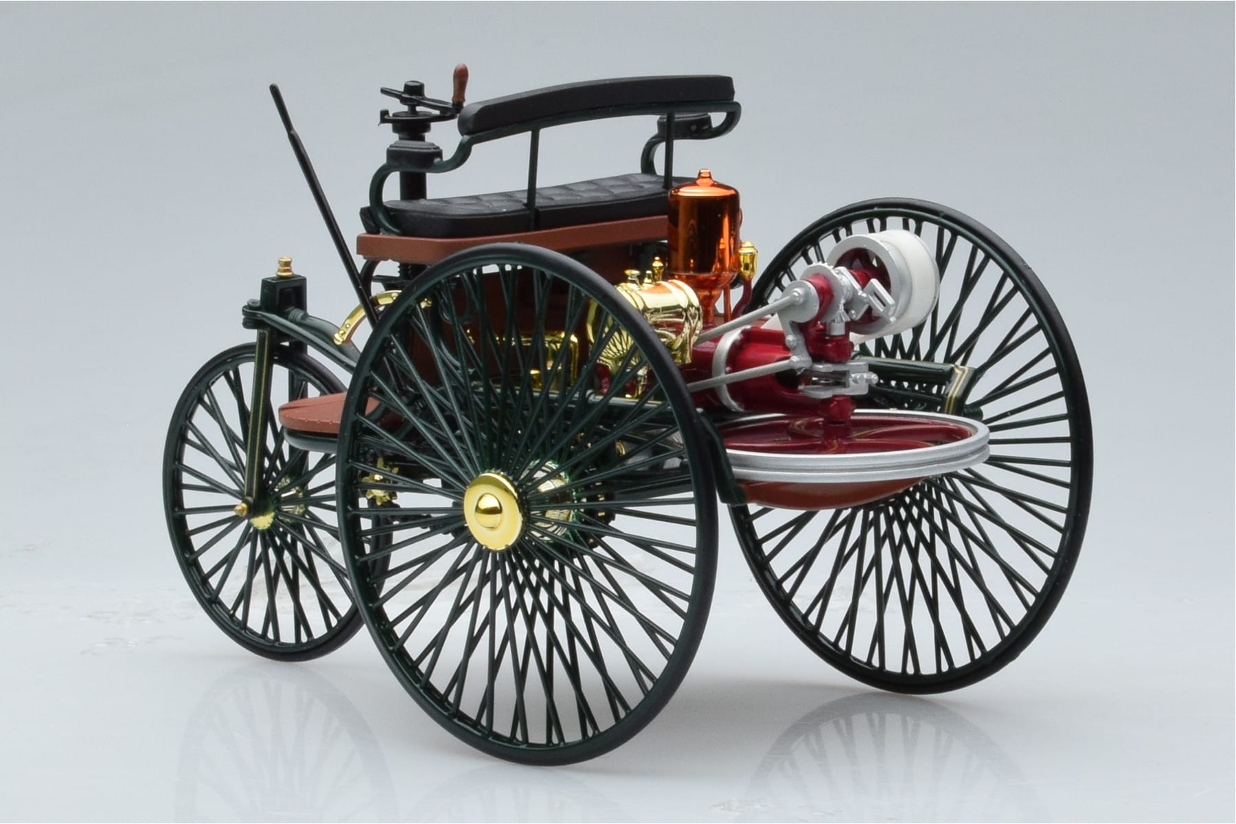 Mercedes Patent Motorwagen グリーン Norev 1:18 183701 メタル - 画像 5/6