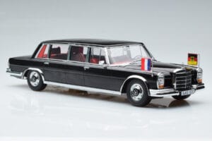 Mercedes 600 Pullman W100 W. Brandt G. Pompidou KK-Scale 1:18 KKDC181134 メタル - 画像 4/6