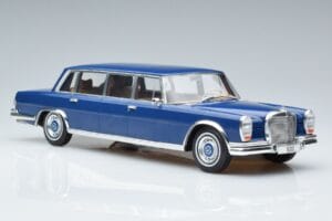 Mercedes S-Class 600 W100 LWB Pullman ダークブルー MCG 1:18 MCG18189 メタル - 画像 4/6