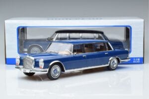 Mercedes S-Class 600 W100 LWB Pullman ダークブルー MCG 1:18 MCG18189 メタル - 画像 6/6
