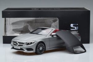Mercedes S-Class A217 カブリオレ グレー Norev 1:18 B66960355 メタル - 画像 8/8