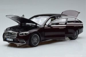 Mercedes S-Class W223 AMG Line レッド Norev 1:18 183804 メタル - 画像 2/8