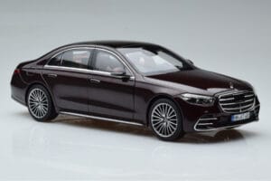 Mercedes S-Class W223 AMG Line レッド Norev 1:18 183804 メタル - 画像 6/8