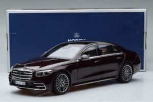 Mercedes S-Class W223 AMG Line レッド Norev 1:18 183804 メタル - 画像 8/8