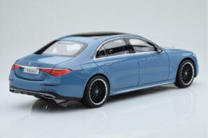 Mercedes S-Class W223 ヴィンテージブルー Norev 1:18 B66960828 メタル - 画像 3/7