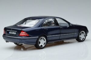 Mercedes S55 AMG W220 ブルー Norev 1:18 183817 メタル - 画像 3/7