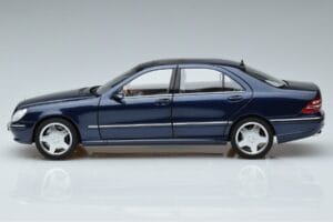 Mercedes S55 AMG W220 ブルー Norev 1:18 183817 メタル - 画像 4/7