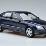 Mercedes S55 AMG W220 ブルー Norev 1:18 183817 メタル - image 5 of 7