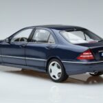 Mercedes S55 AMG W220 ブルー Norev 1:18 183817 メタル - image 6 of 7