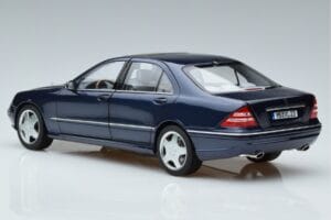 Mercedes S55 AMG W220 ブルー Norev 1:18 183817 メタル - 画像 6/7